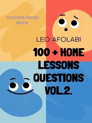 cover image of 100+ Home Lesson Questions (Volume2)